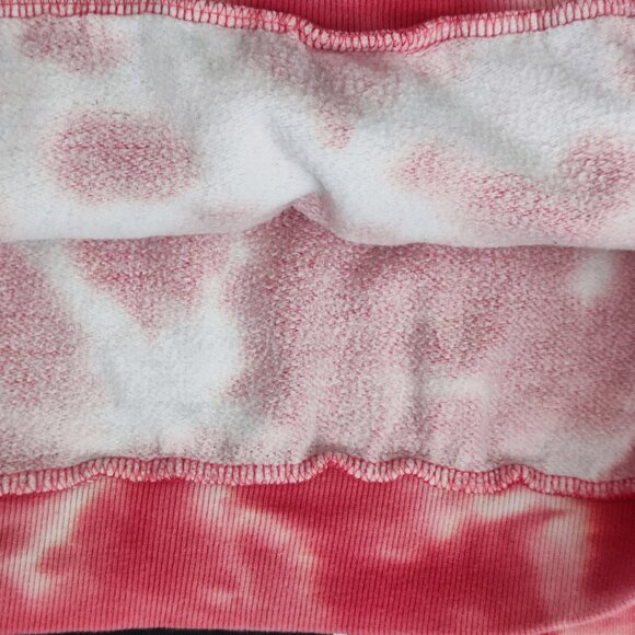 Maui and Sons pull over hoodie men's size L tie-dye white & salmon pink kangaroo - Picture 10 of 13